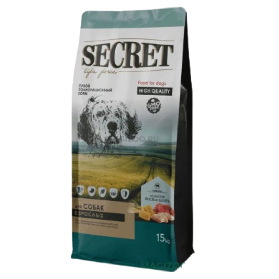 SECRET չոր կեր հասուն շների համար