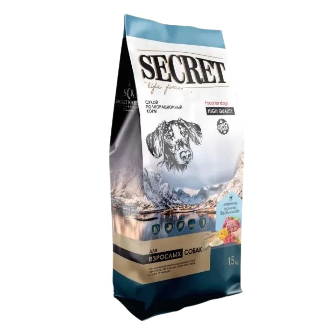 SECRET չոր կեր հասուն շների համար