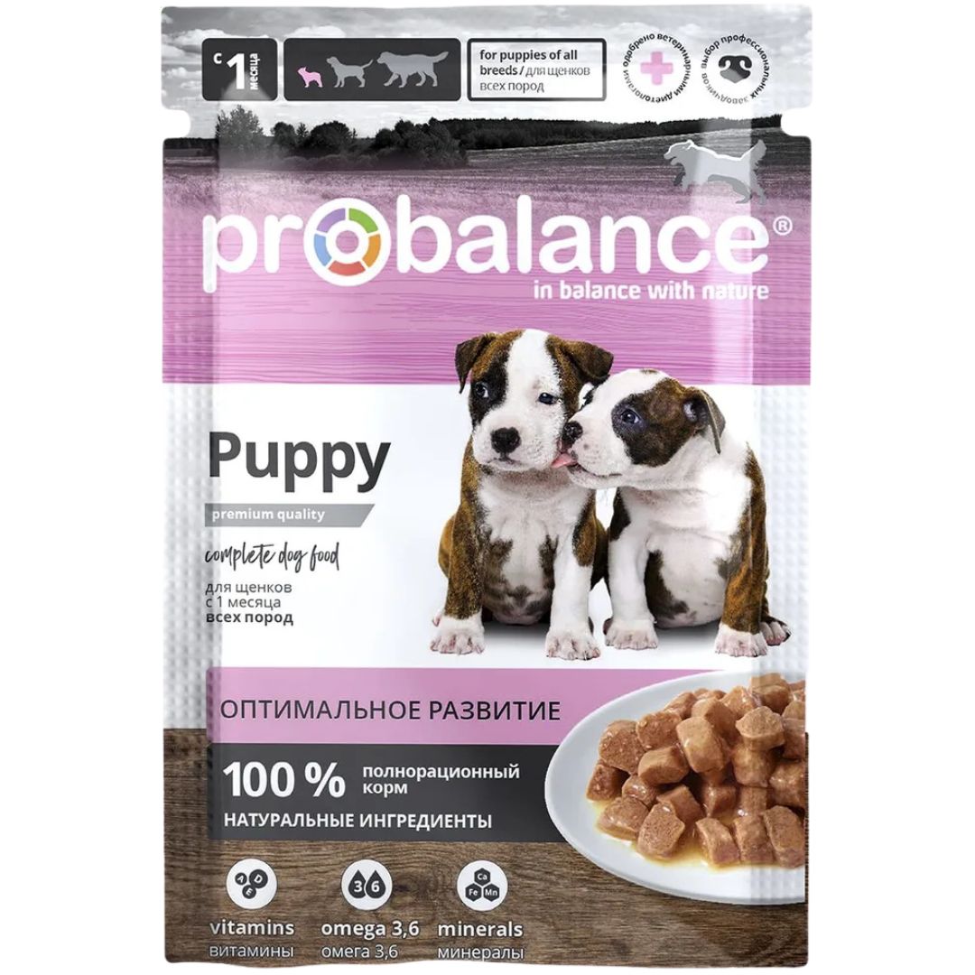 probalance թաց կեր շան ձագերի համար