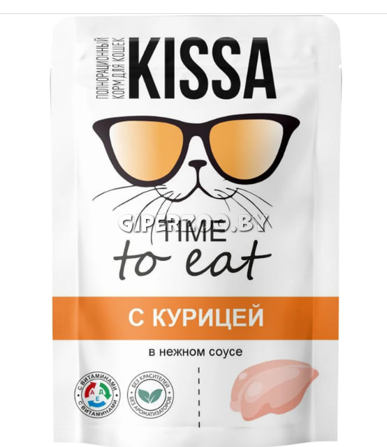 Պաուչ TM KISSA կատուների համար՝ հավը սոուսում 75 գր